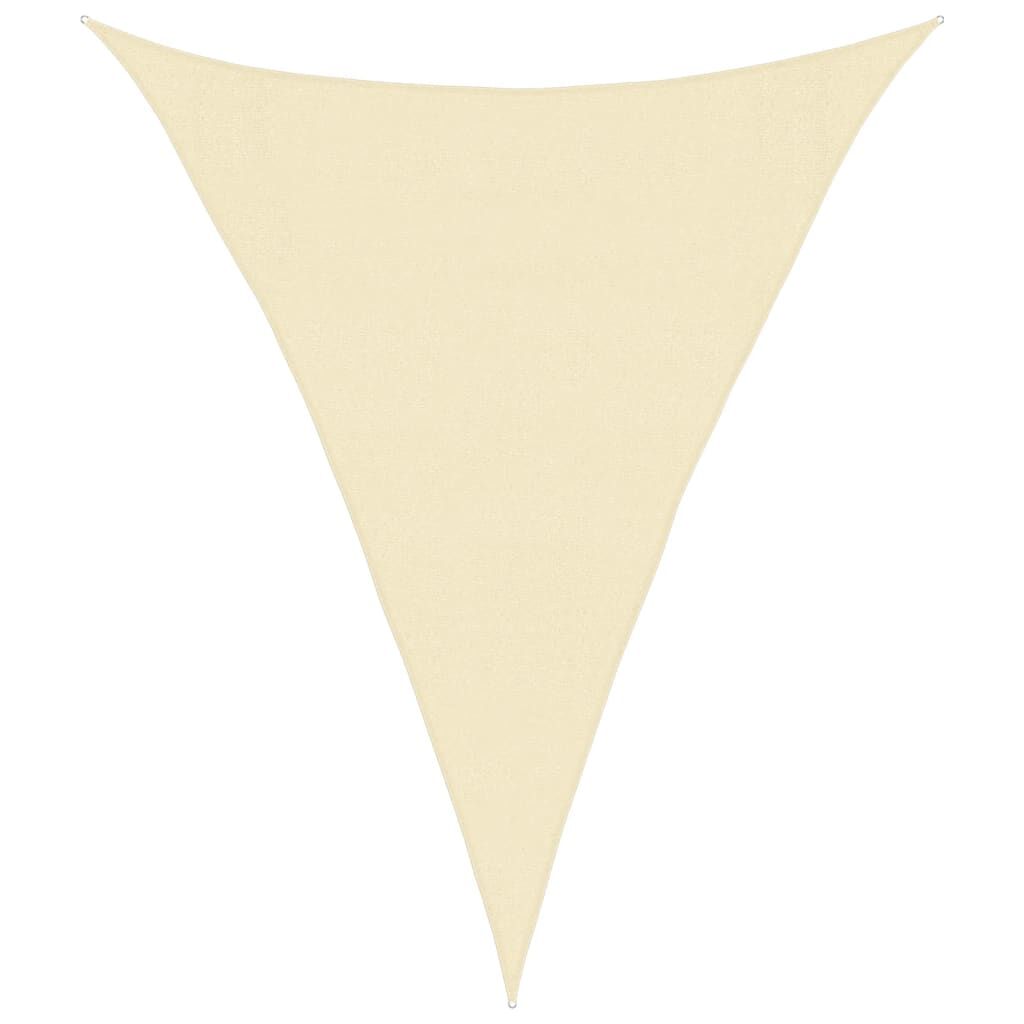 Vidaxl Toldo De Vela Hdpe Color Crema 160 G/m² 3x4x4 M_0