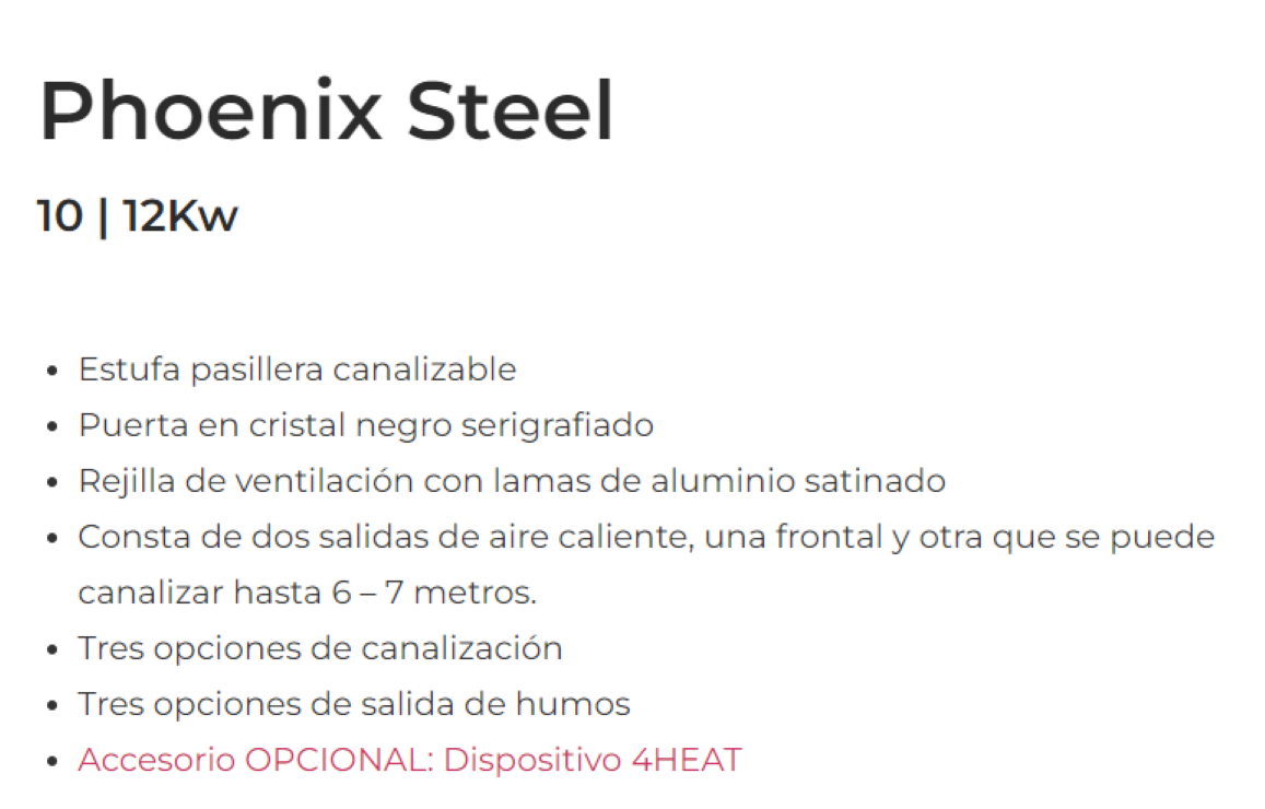 Bricosol Estufa De Pellets Phoenix Steel 12 Negro De Ferlux_1
