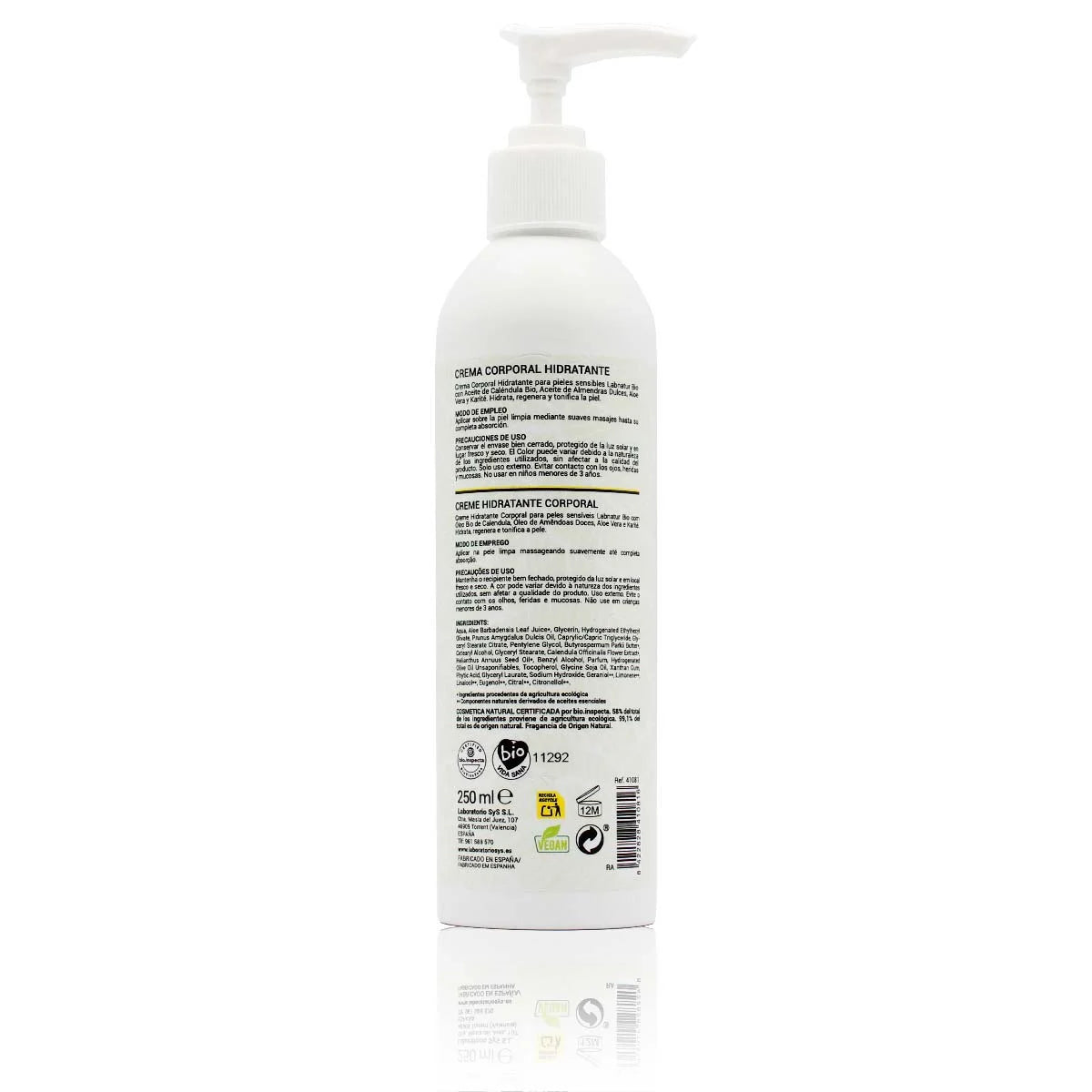Crema Corporal Hidratante Bio 300 Ml | Pieles Sensibles | Hidratación Profunda | Uso Diario_1
