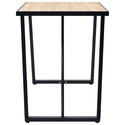 Mesa De Comedor De Mdf Color Roble 120x60x75 Cm_0
