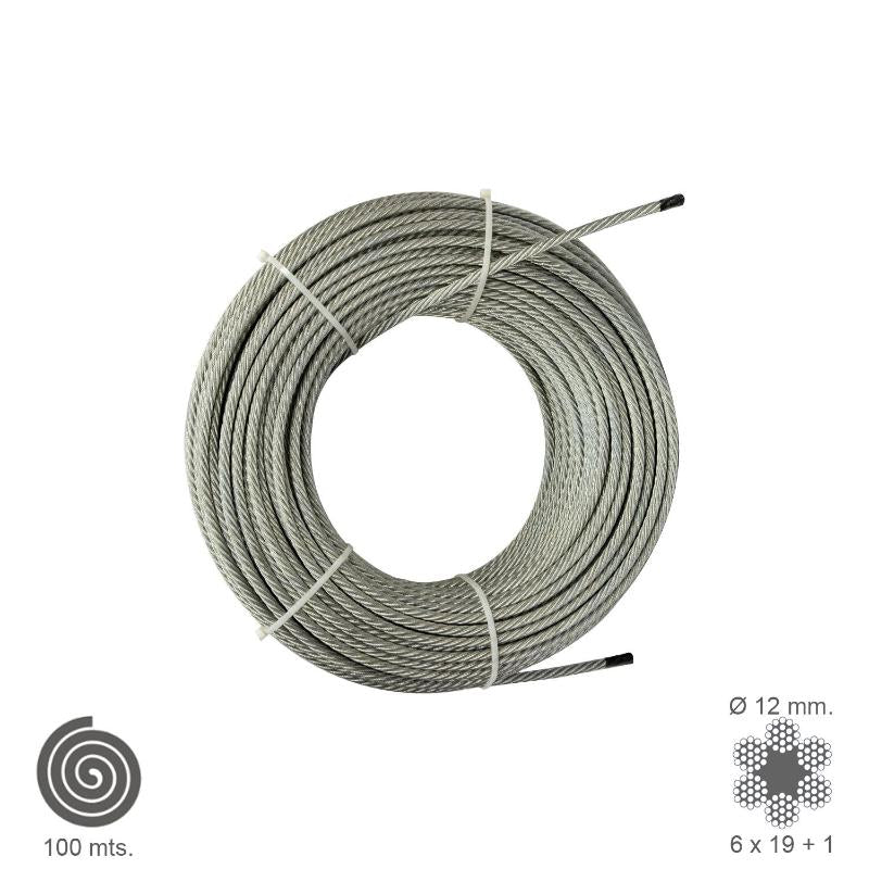 Cable Galvanizado  12 Mm. (rollo 100 Metros) No Elevacion_0