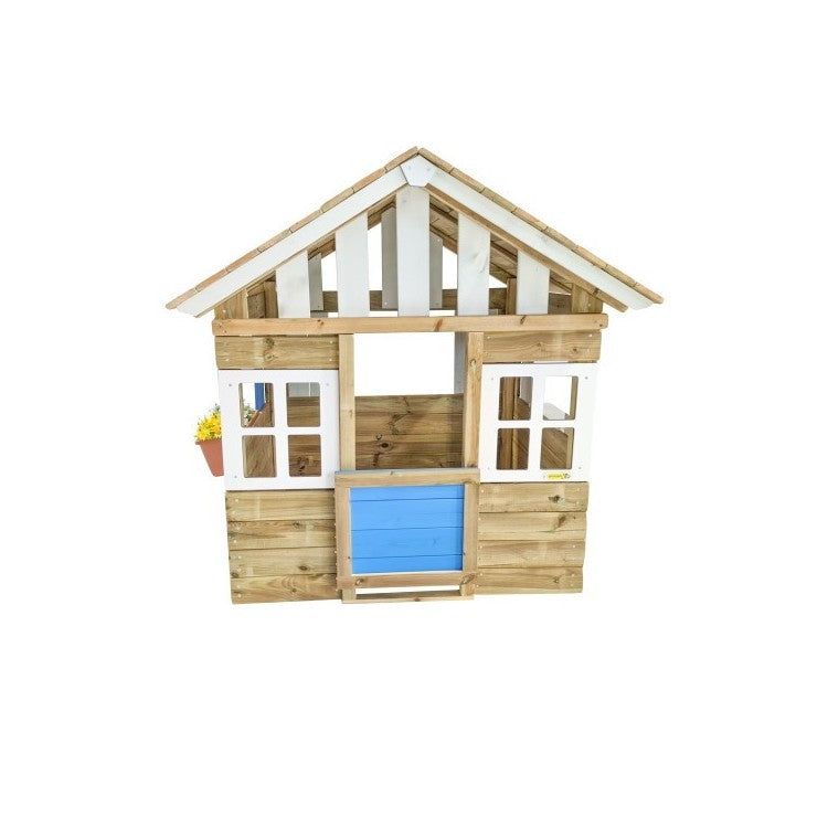 Casita De Madera Masgames Lollipop Azul Sin Suelo De Madera._1
