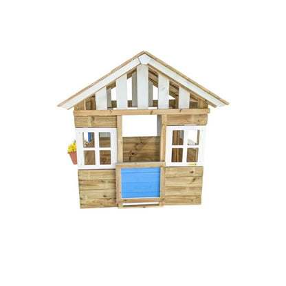 Casita De Madera Masgames Lollipop Azul Sin Suelo De Madera._1