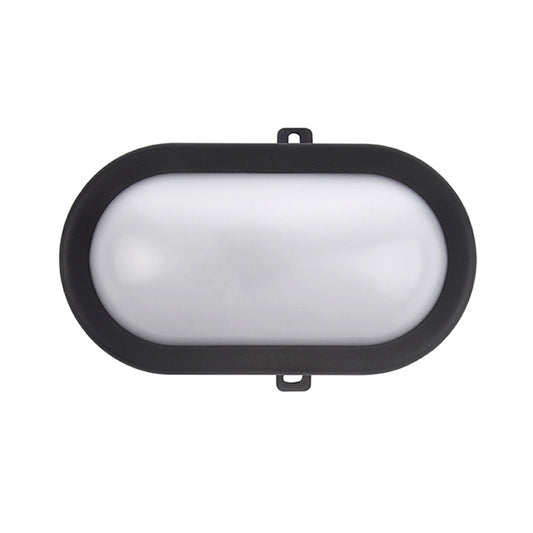 Aplique Ovalado Led Negro Luxform_0