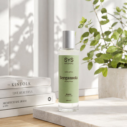 Ambientador Pulverizador Bergamota Origins SYS Aromas 100 ml | Aroma Cítrico y Floral | Equilibrante_1