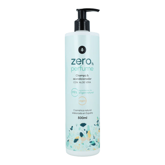 Champô e condicionador suavizantes sem fragrância Planeta Huerto para cabelos normais 500 ml