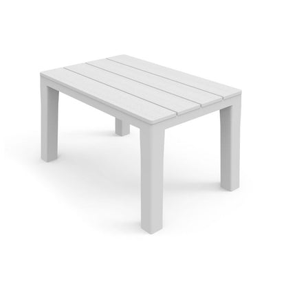 Banqueta De Exterior Nailu Polipropileno, Blanco, 60 X 45 X 39_3