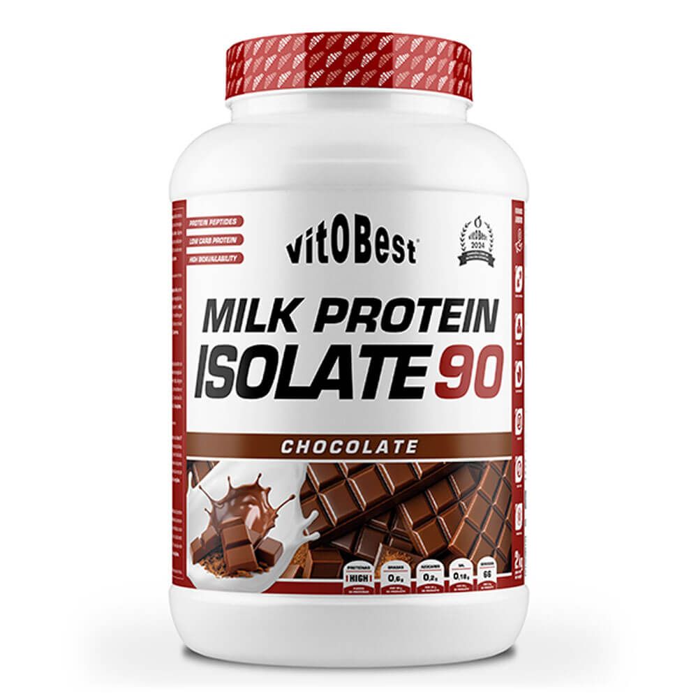 Milk Protein Isolate 90 - 2kg - Chocolate - Proteína De Aislado De Suero Isolate - Vitobest_0
