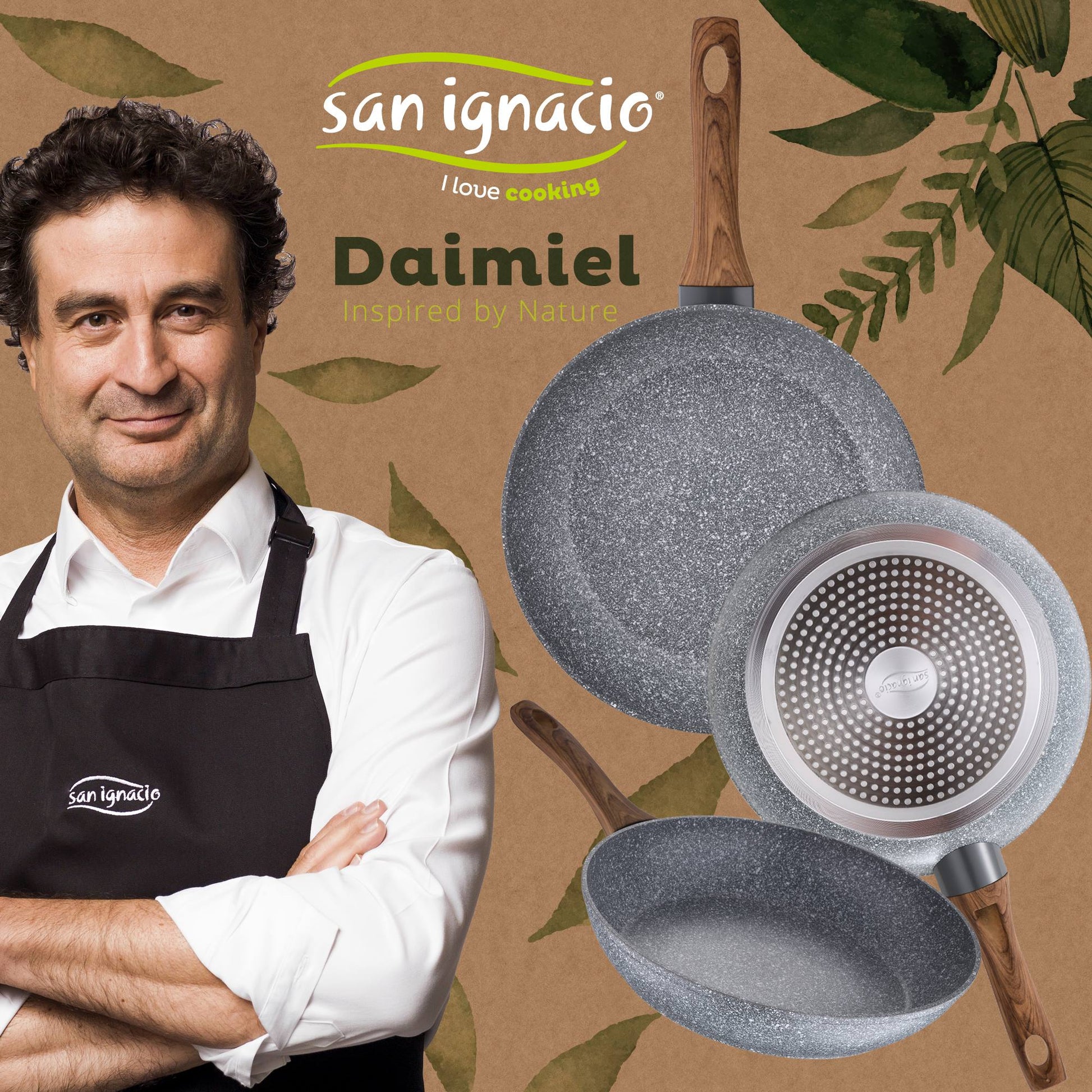 Set 3 Sartenes Ø22 Ø26 Y Ø28 Daimiel, Aluminio Forjado, Inducción_2