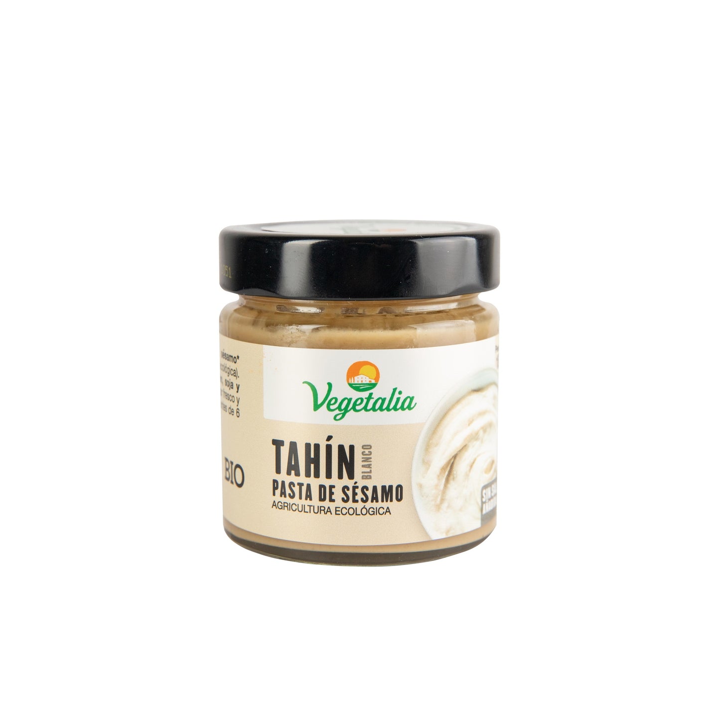 TAHIN BRANCO VEGETALIA SEM SAL BIOLÓGICO VEGETALIA 180g