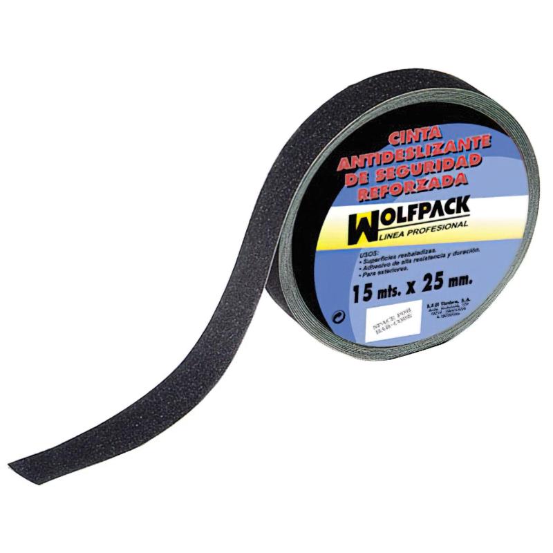Cinta Antideslizante Negra 15 M. X 50 Mm. Uso Doméstico_0