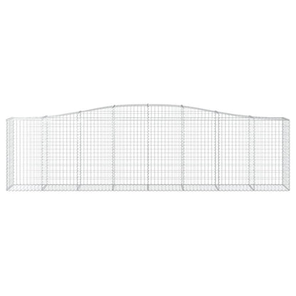 Cestas De Gaviones 3 Uds Forma De Arco Hierro 400x50x100/120 Cm_3