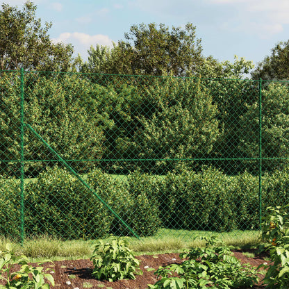 Cerca De Alambre Con Pinchos De Anclaje Verde 2x10 M / Vetonek_2