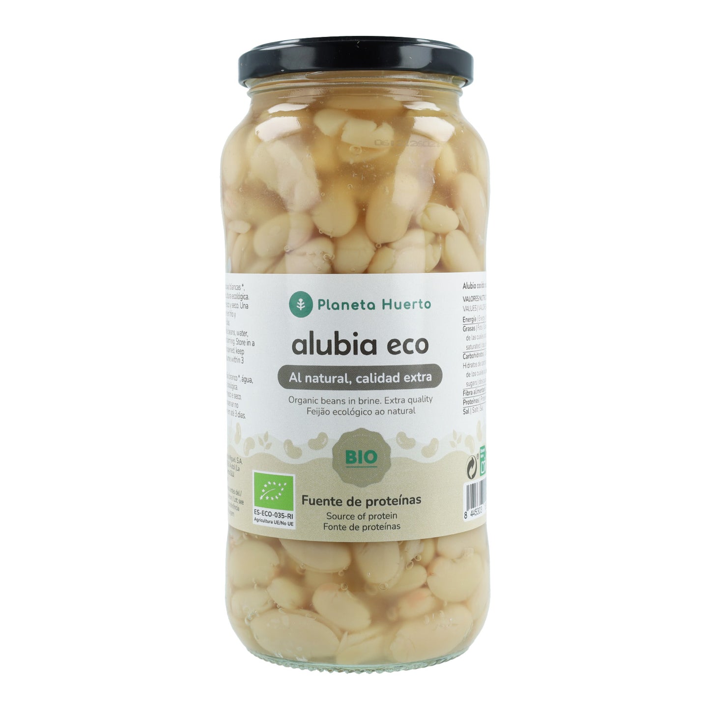 Alubia Cocida ECO Planeta Huerto 580 ml