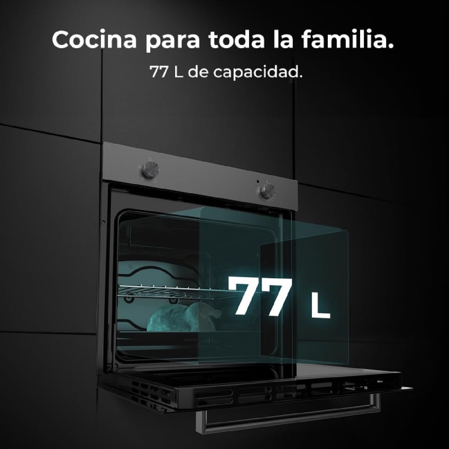 Cecotec Horno Convencional Bolero Hexa C126000 Dark Inox A_2