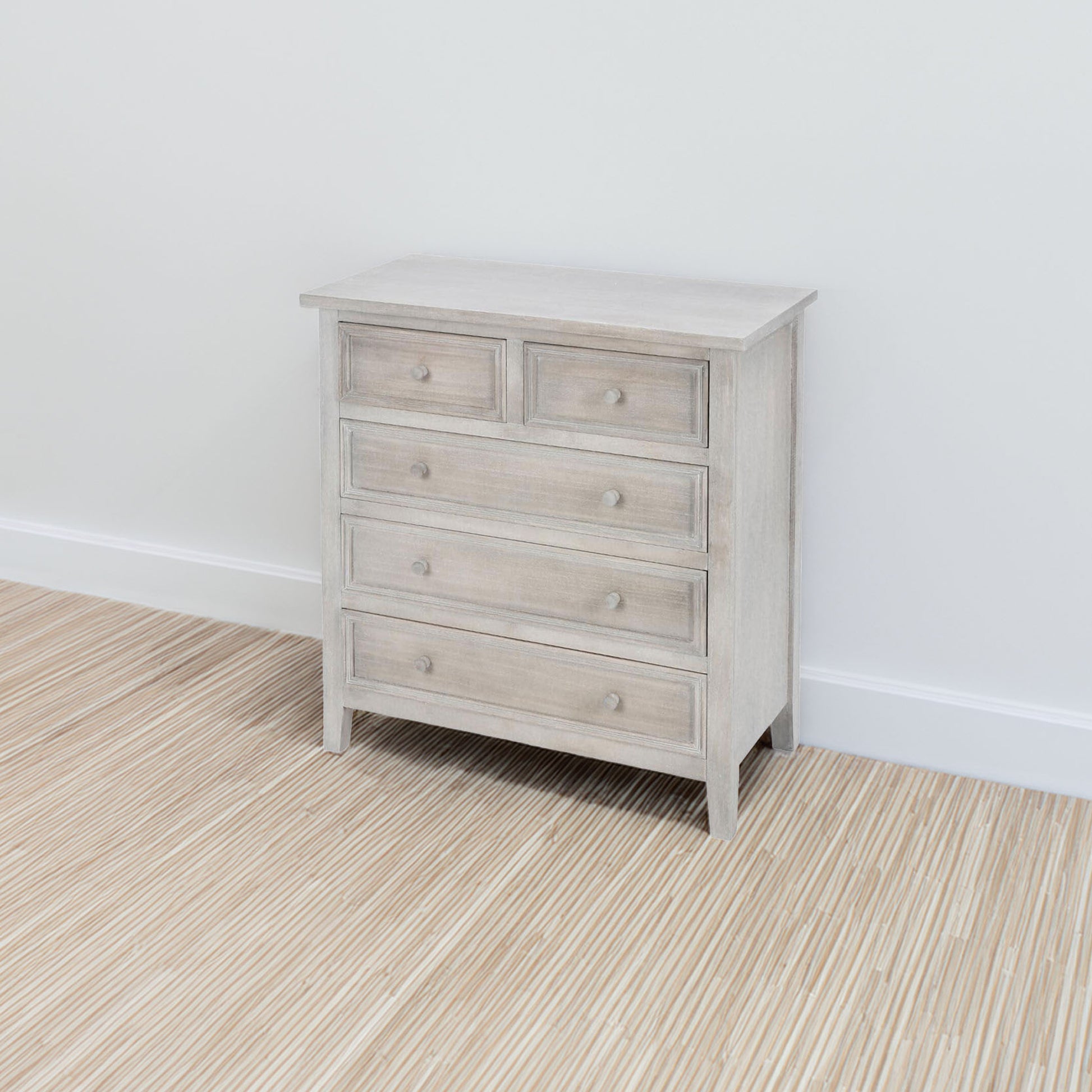 Wellhome Caja 5 Cajones Madera Blanqueada_3