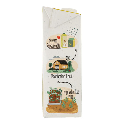 Embalagem com 12 x 100% Soria Natural bebida de alpista 1L