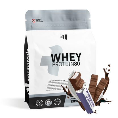 Whey Protein80 (envase De Recarga) - 3 Kg - Chocolate Con Leche - Aumenta La Masa Muscular - Masmusculo_0