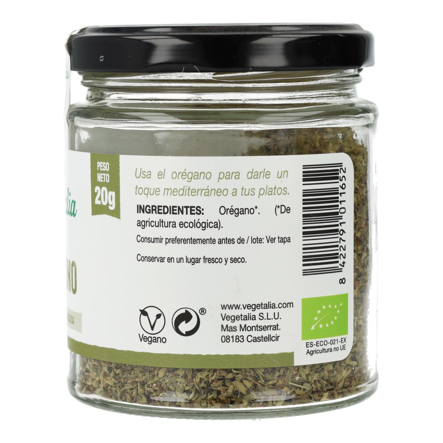 Folha de Orégãos Cortada Bio Vegetalia 10 g