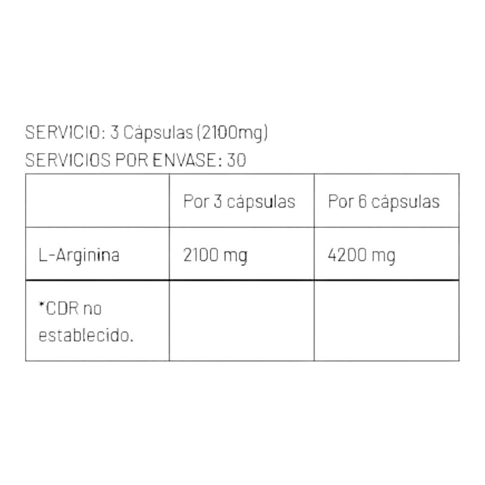 Pure Arginine 90 Caps_1