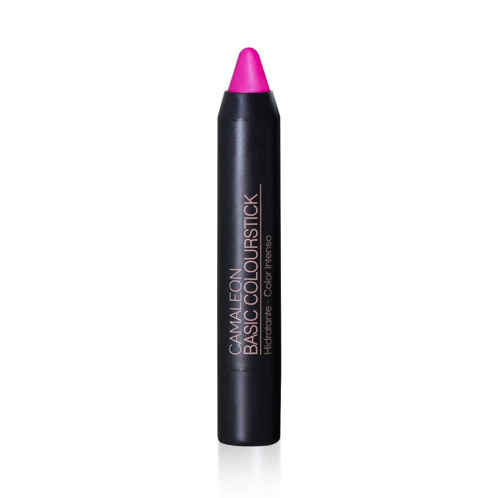 Pintalabios Rosa Flúor Basic Coloursfun 4g Camaleon Cosmetics_0