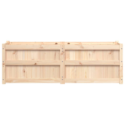 Jardinera De Madera Maciza De Pino 150x50x50 Cm_4