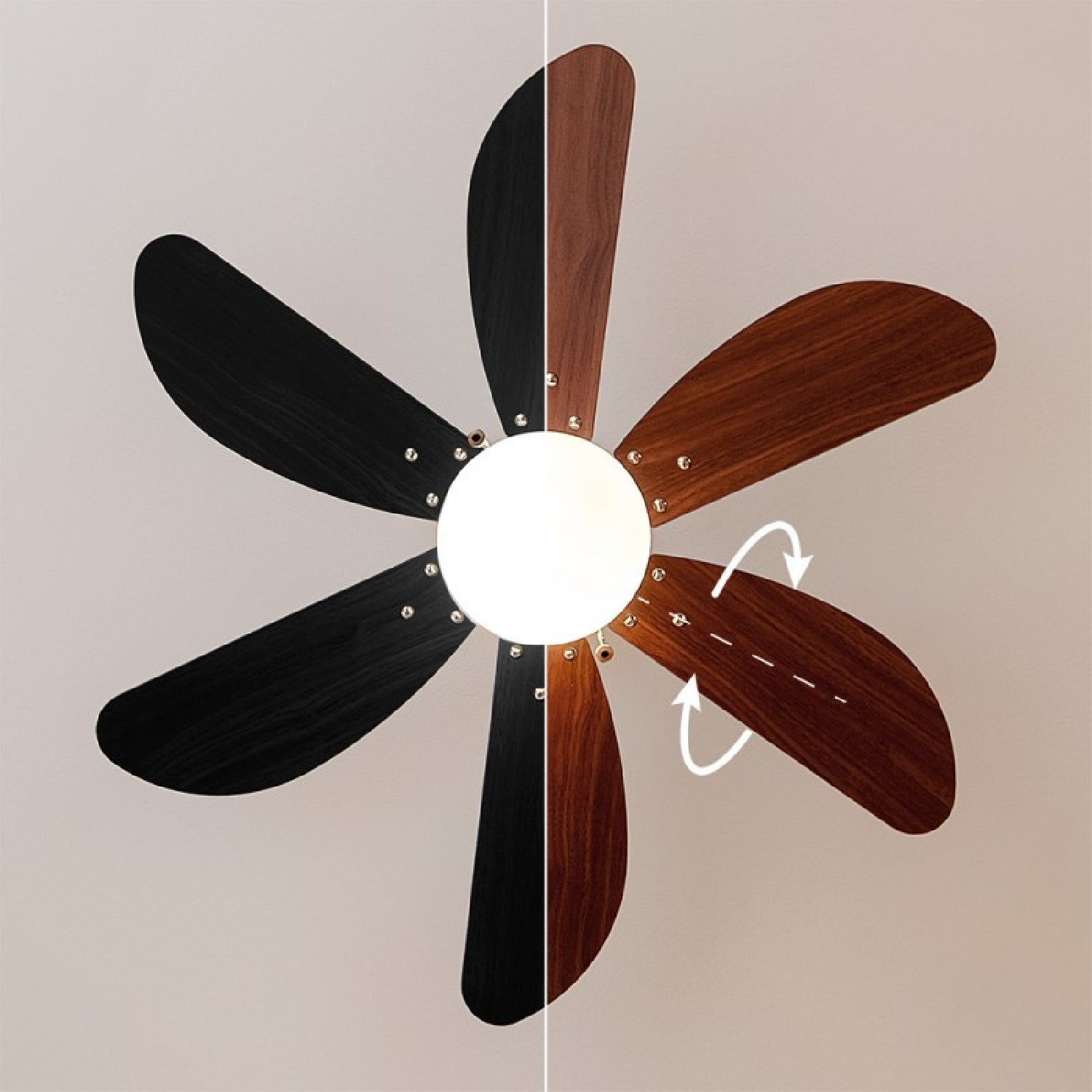 Cecotec Ventilador De Techo Con Luz Energysilence Aero 365 Gold&wood Cecotec_2