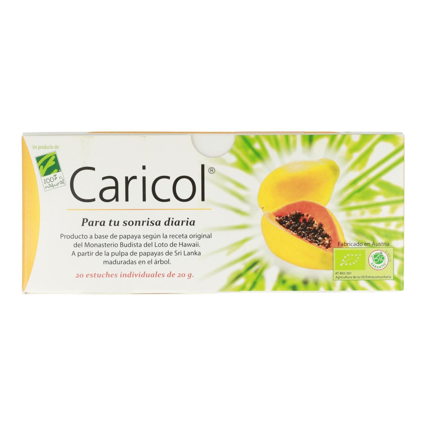Caricol 20 saquetas x 20 ml 100%Natura