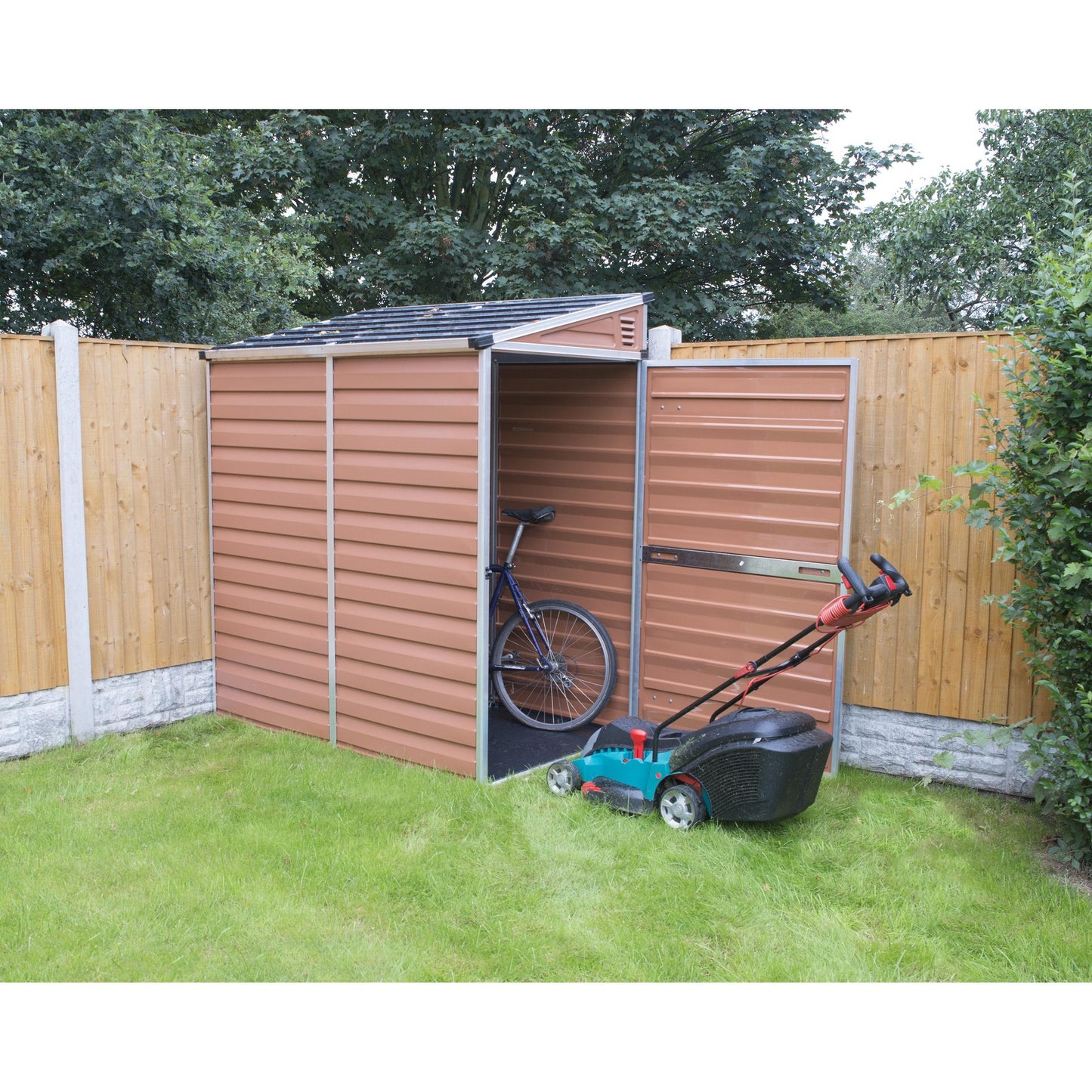 Pent Garden Shed 17x117 cm Âmbar 