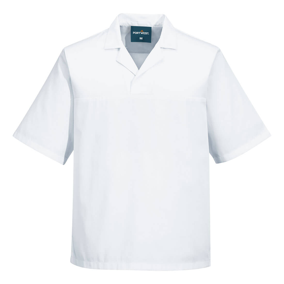 Camisa De Panadero, Manga Corta / L / Blanco_0