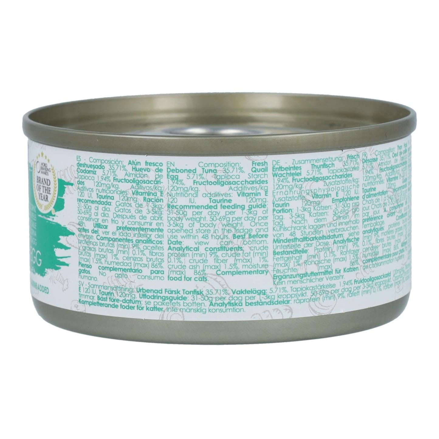Kit Cat Canned Gravy - Atum e Ovo de Codorniz 70 g Ração húmida para gatos com molho