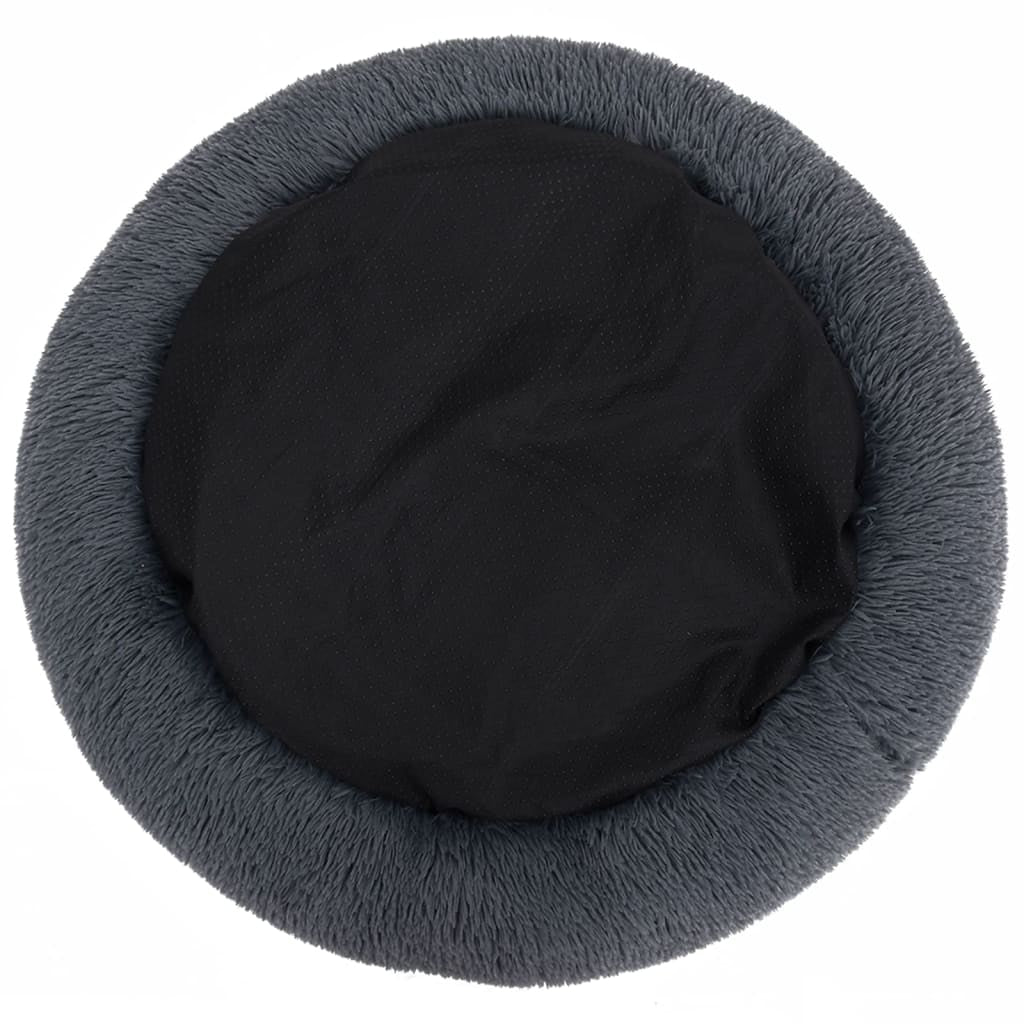 Vidaxl Cojín Lavable Para Perros Y Gatos Felpa Gris Oscuro 90x90x16 Cm_4