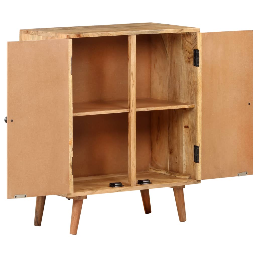 Aparador De Madera Maciza De Acacia 60x35x75 Cm_3
