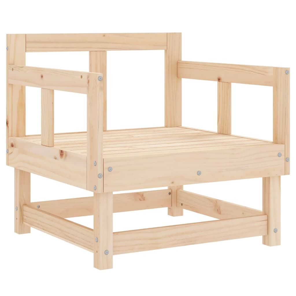Vidaxl Juego De Muebles De Jardín 8 Piezas Madera Maciza De Pino_4