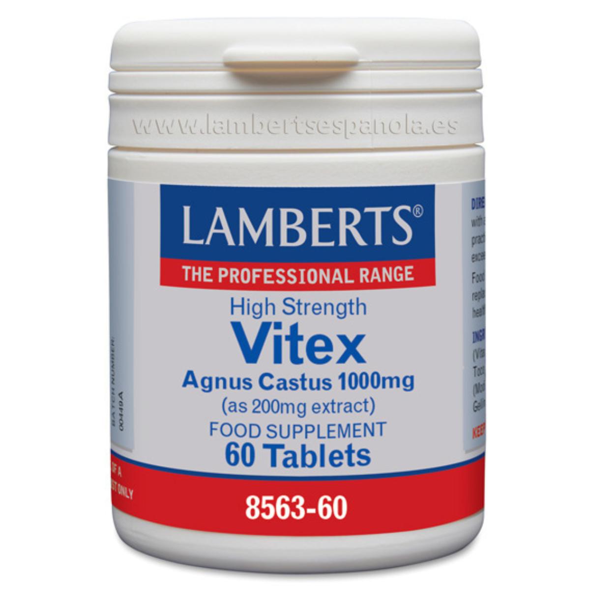 Vitex Agnus Castus Lamberts 60 comprimidos 1000mg