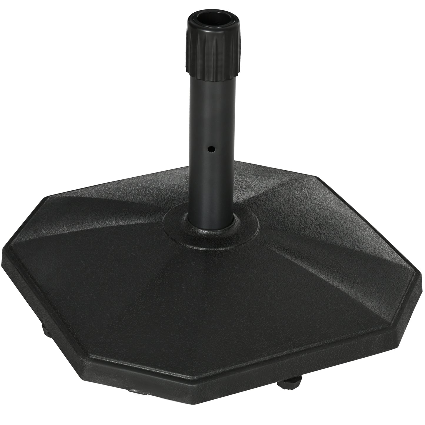 Outsunny Base De Sombrilla Peso 18 Kg Para Mástil De Ø32/34/38 Mm 46x46x39 Cm_0
