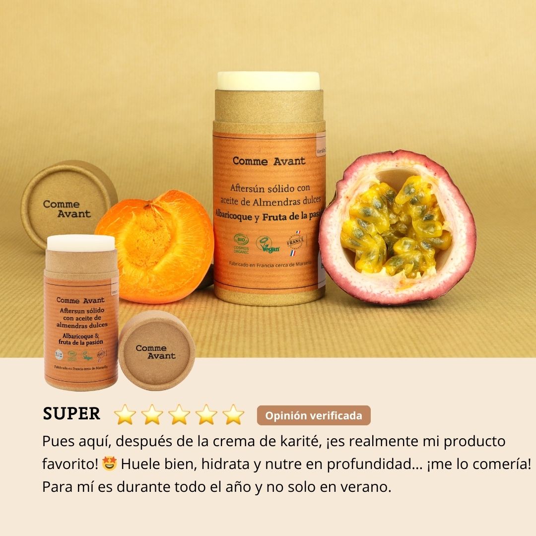 Aftersun Sólido Con Aceite De Almendras Dulces  - Albaricoque Y Fruta De La Pasión_2
