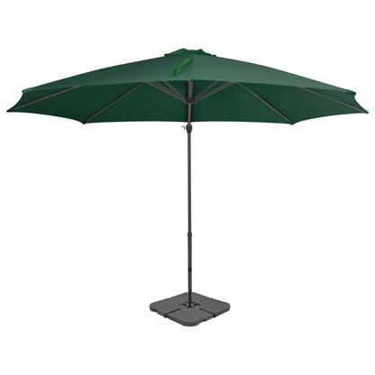 Vidaxl Sombrilla De Jardín Con Base Portátil Verde_0
