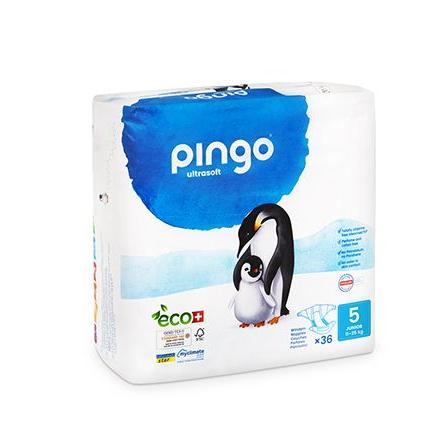 Fraldas T5 (12-25kg) Pingo 36 Unidades