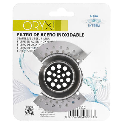 Filtro Cestillo Para Lavabo / Fregadero Inoxidable 8 Cm._3
