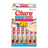Churu Variedades de atum com marisco Snack cremoso para gatos 20 x 14 g