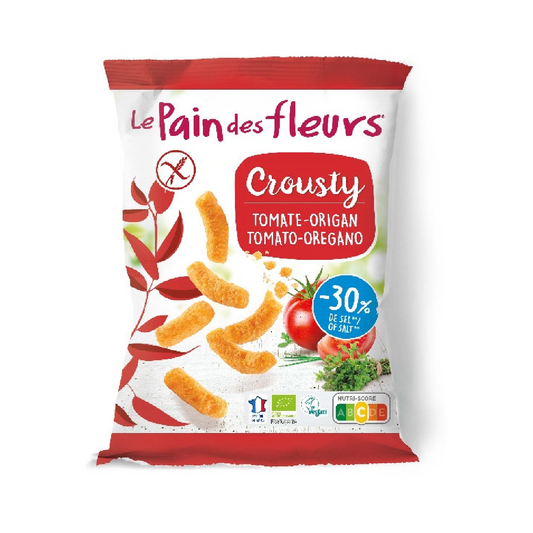 Le Pain des Fleurs Tomate e Orégãos Crousty Hook 75 g 