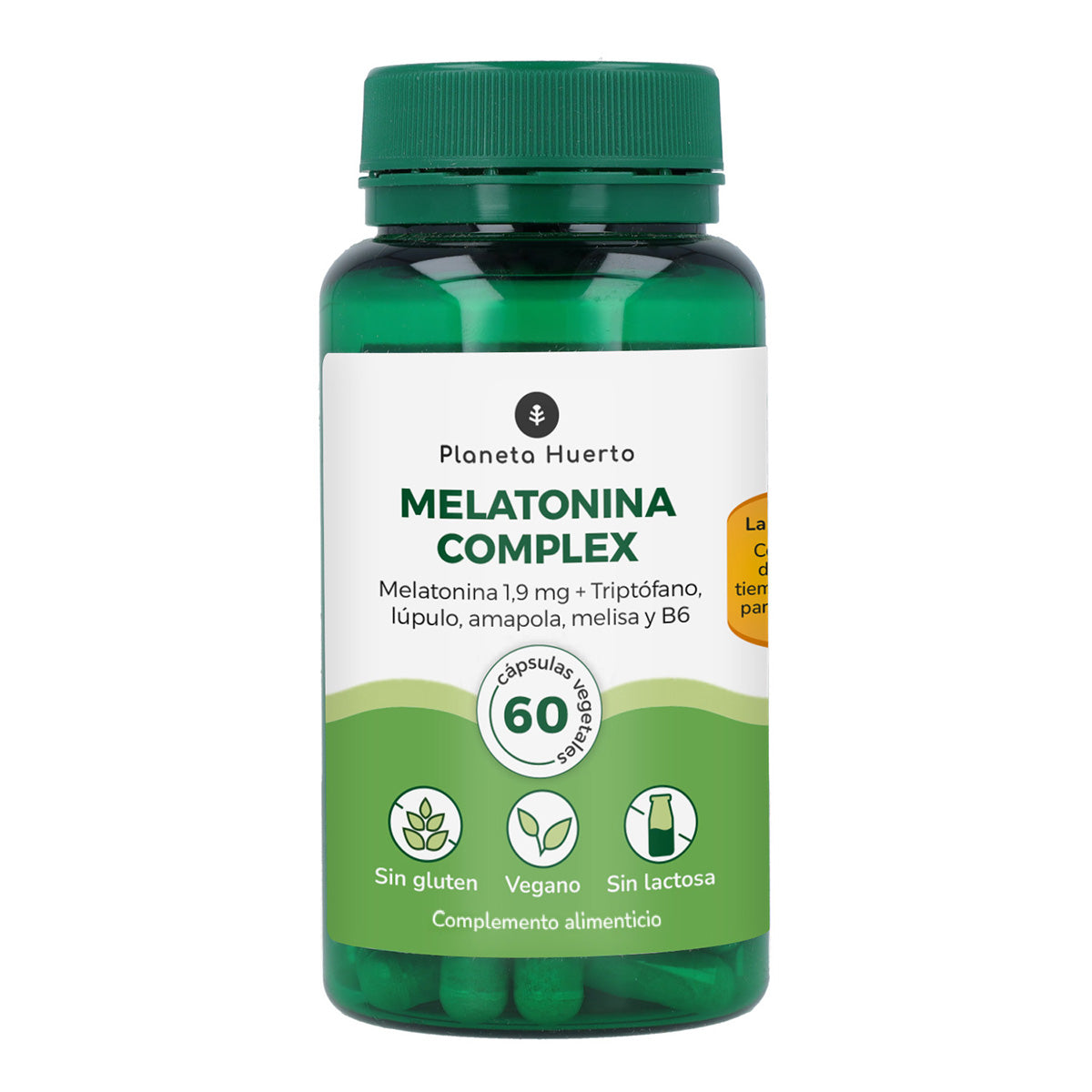 Complexo de melatonina Planeta Huerto 60 cápsulas