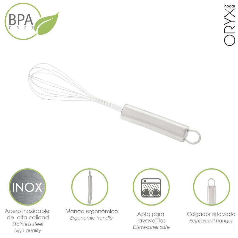 Varilla Batidora Acero Inoxidable 6 X 27,5 (alt.) Cm.