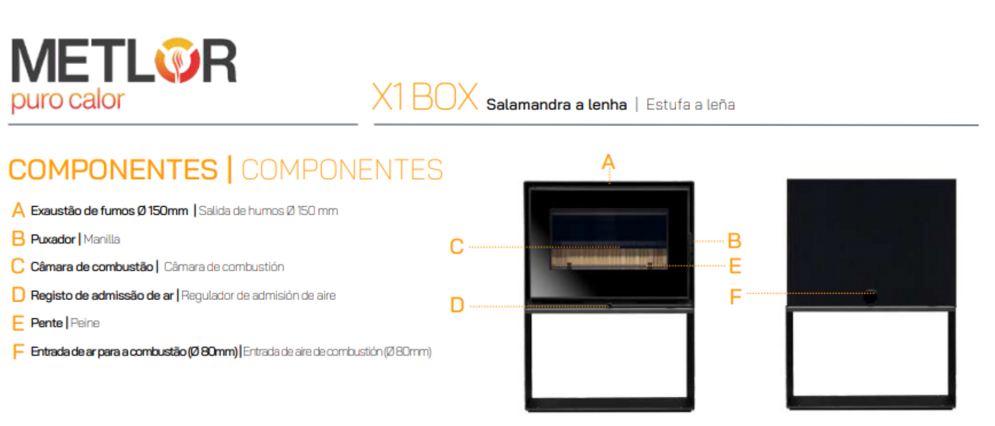 Estufa De Leña Metlor Modelo X1 Box_4