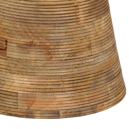 Mesa Auxiliar Madera Maciza De Mango Ø37x45 Cm_4