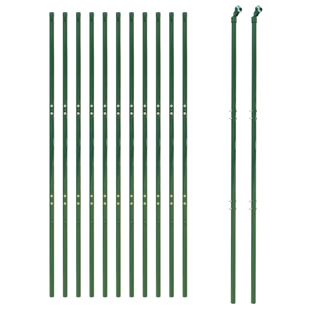 Cerca De Alambre De Acero Galvanizado Verde 1,6x25 M / Vetonek_2
