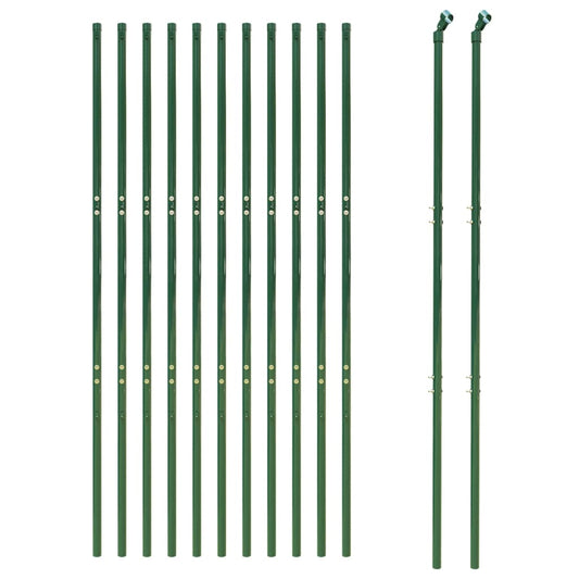 Cerca De Alambre De Acero Galvanizado Verde 1,8x25 M / Vetonek_0