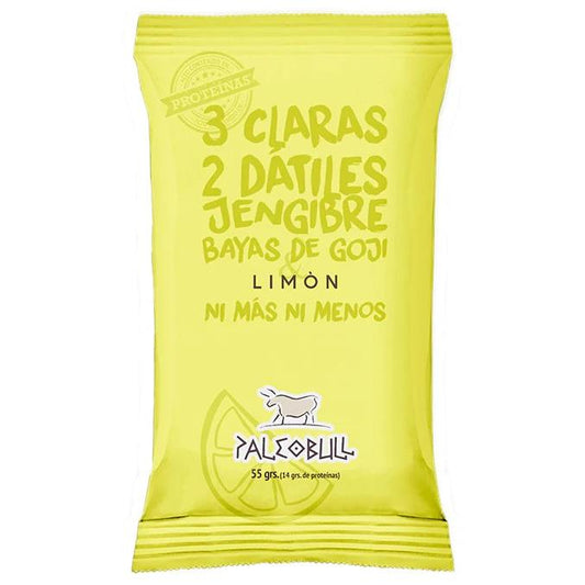 Paleobull Barra Energética de Limão, Goji e Gengibre 55g