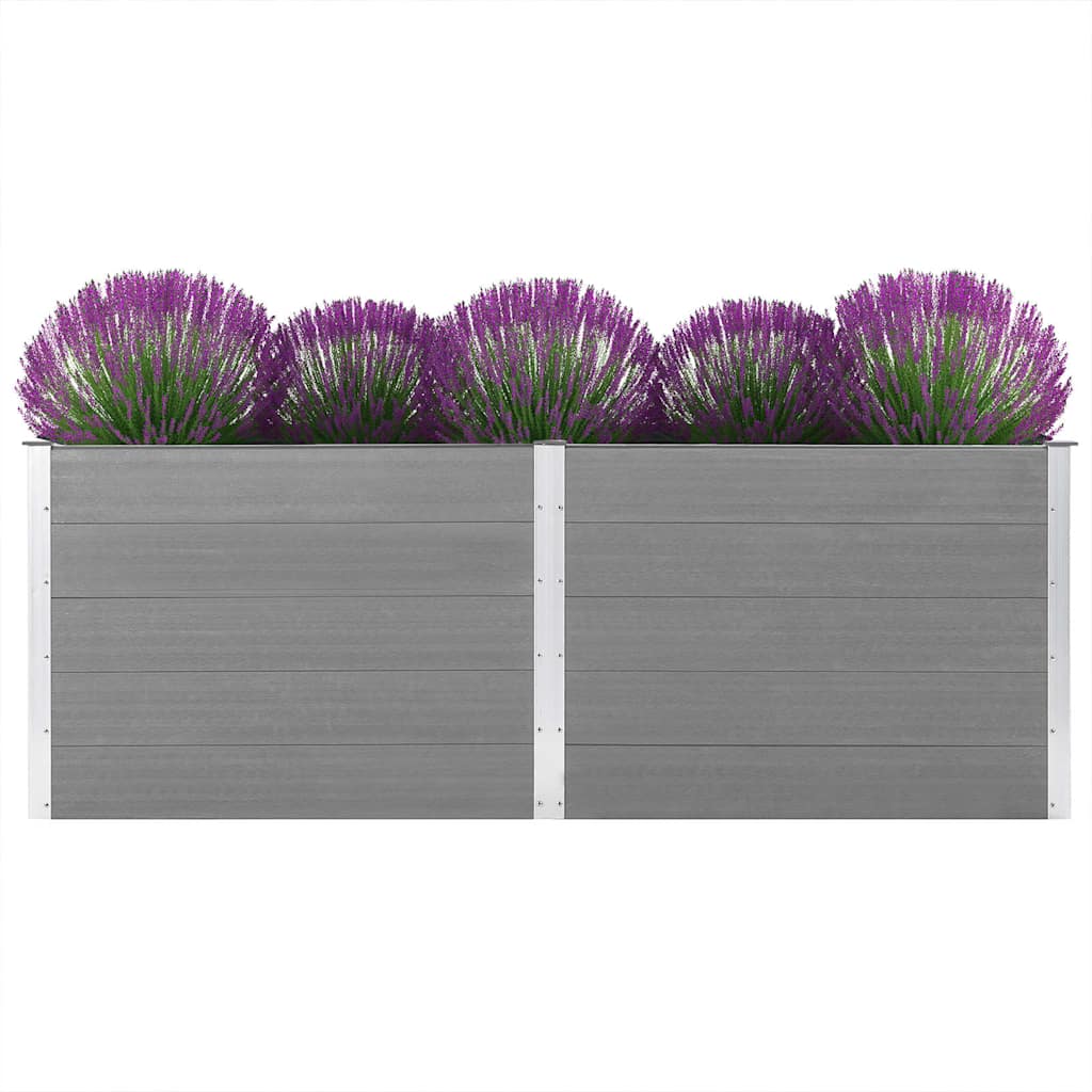 Arriate De Wpc Gris 250x100x91 Cm_2